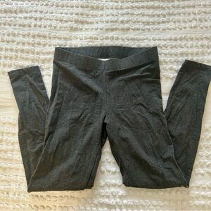 Eddie Bauer Women’s Charcoal Grey Heavyweight Cotton Leggings Sz S